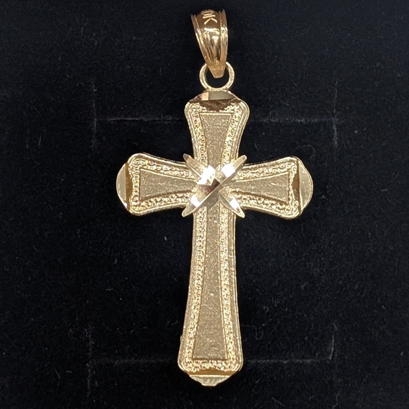 Elegant Gold Cross Pendant